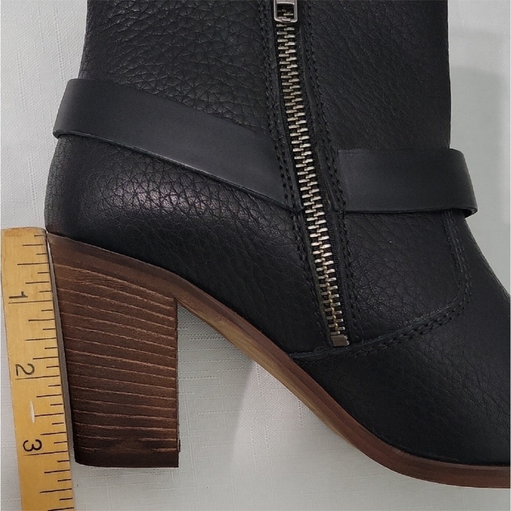 Madewell Women’s Black Leather Boho Ankle Boots Size 6 - Picture 8 of 11